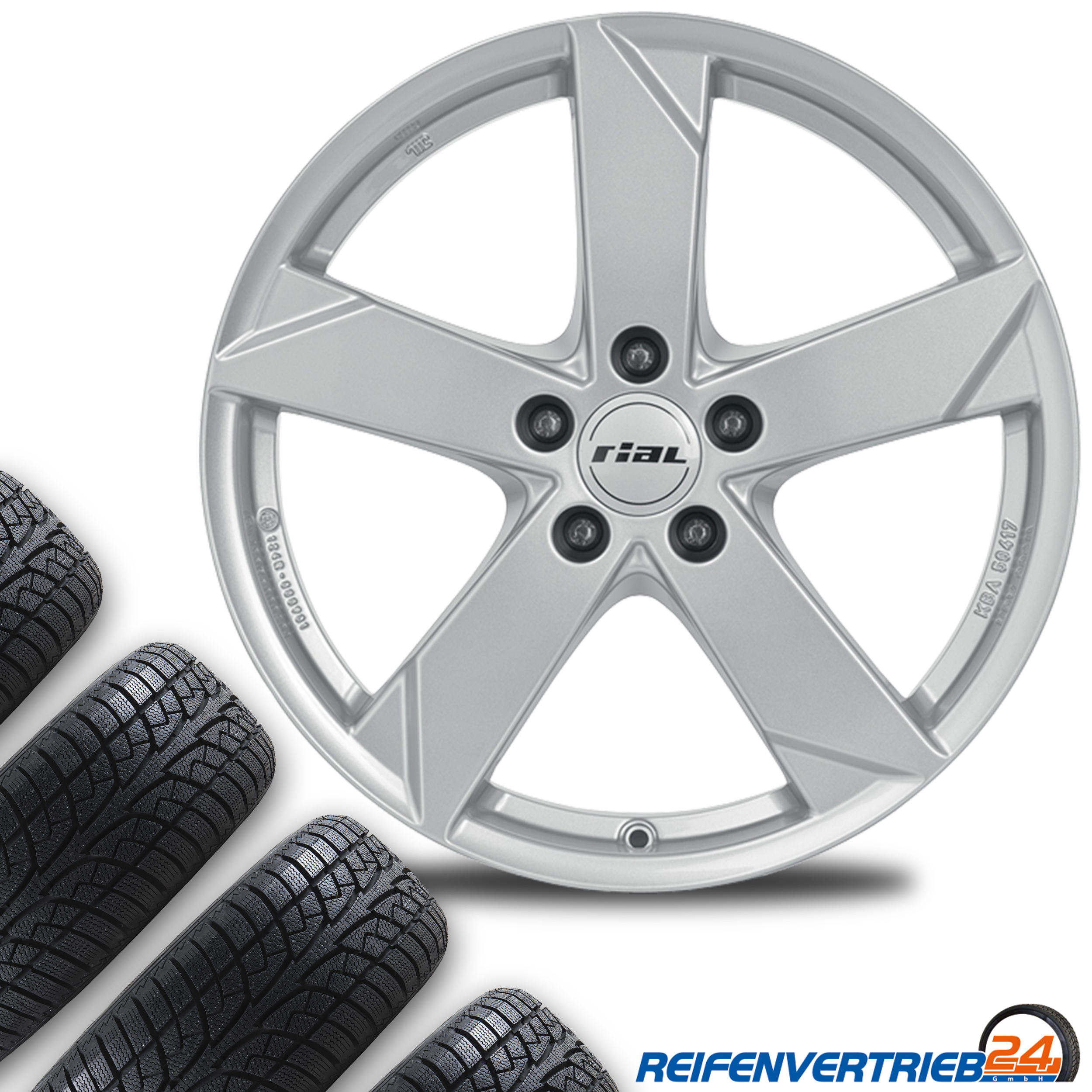 Rial Kodiak 7,5x17 5x112 ET 45 & Nexen WinGuard Sport 2 205/50 R17 93V