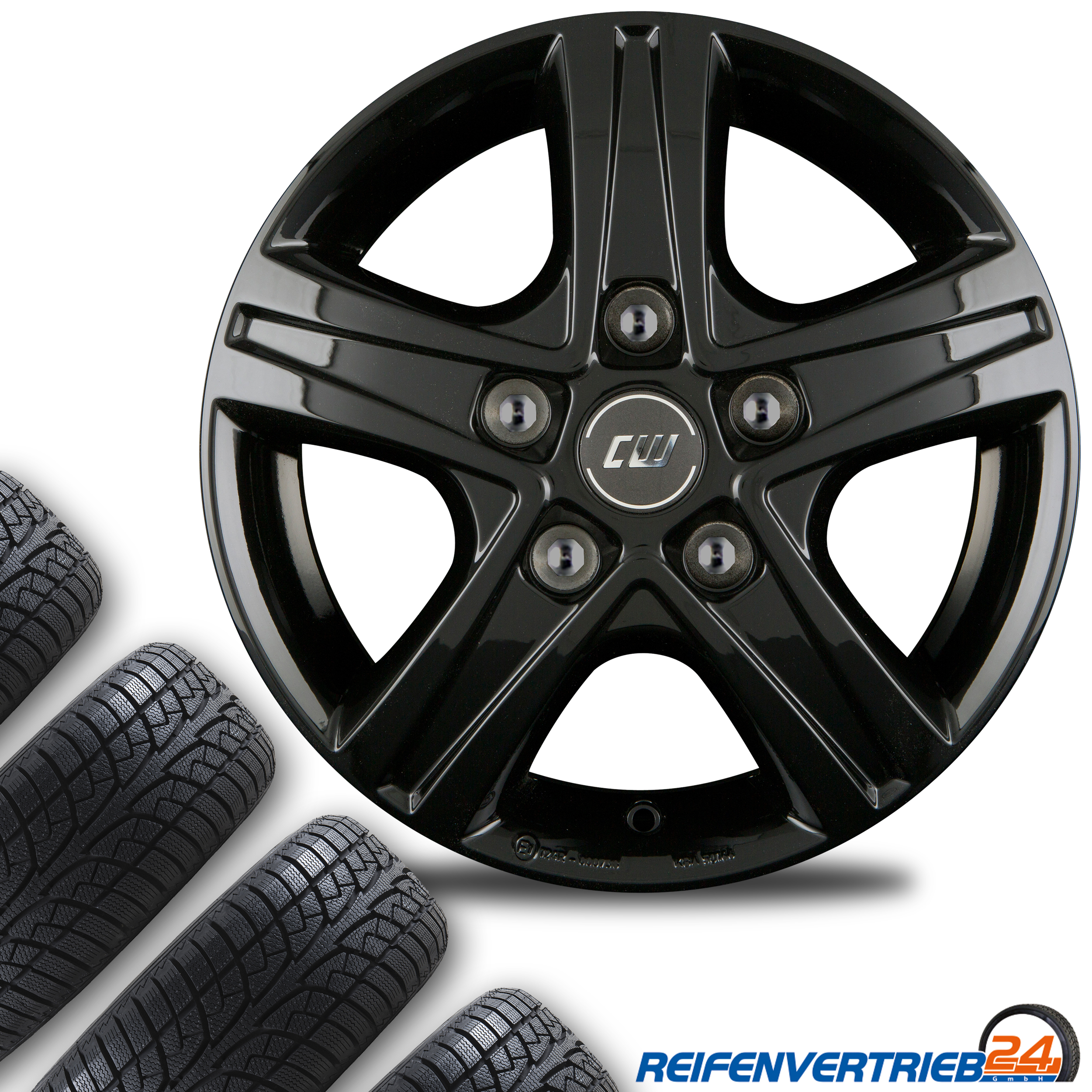 Borbet CWD 7,0x17 5x108 ET 46 & Nexen N'Fera SU1 225/55 R17 101W