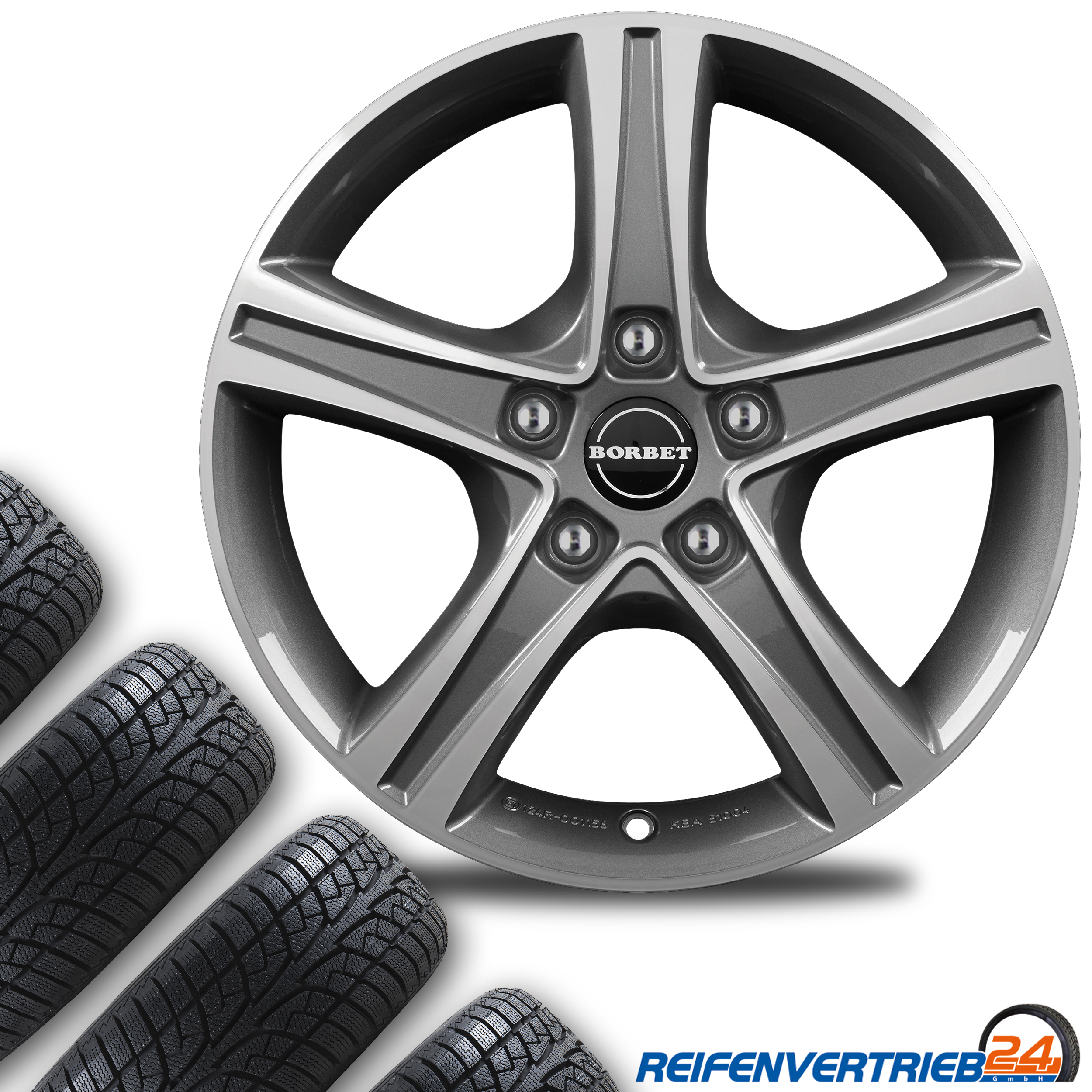 Borbet CWD 7,0x17 5x120 ET 55 & Nexen N'Fera Primus 235/55 R17 103W