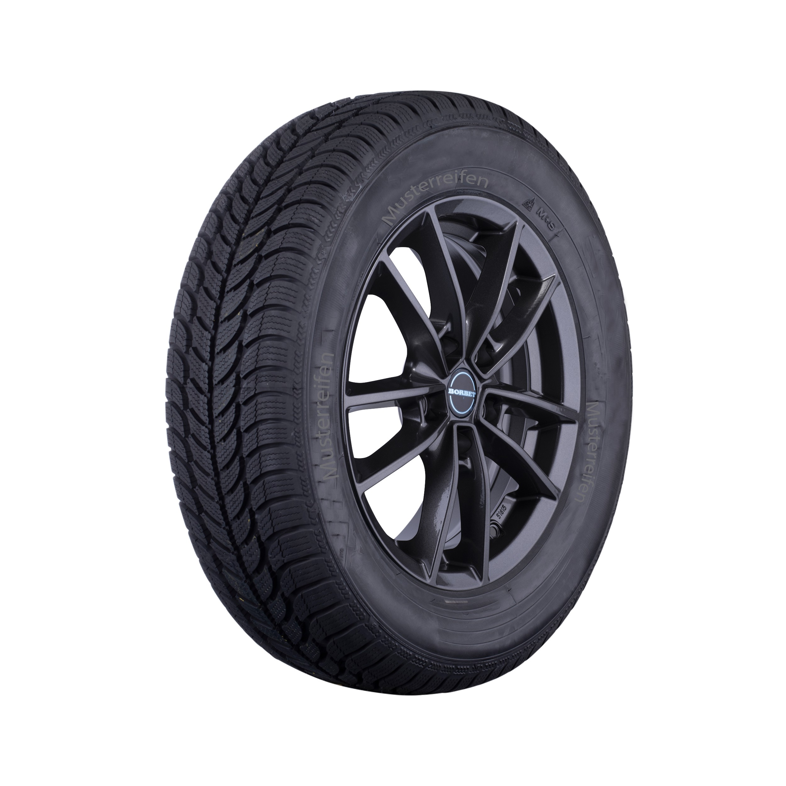 Borbet W 6,5x16 5x112 ET 50 & Continental ContiWinterContact TS 830 P 215/55 R16 93H
