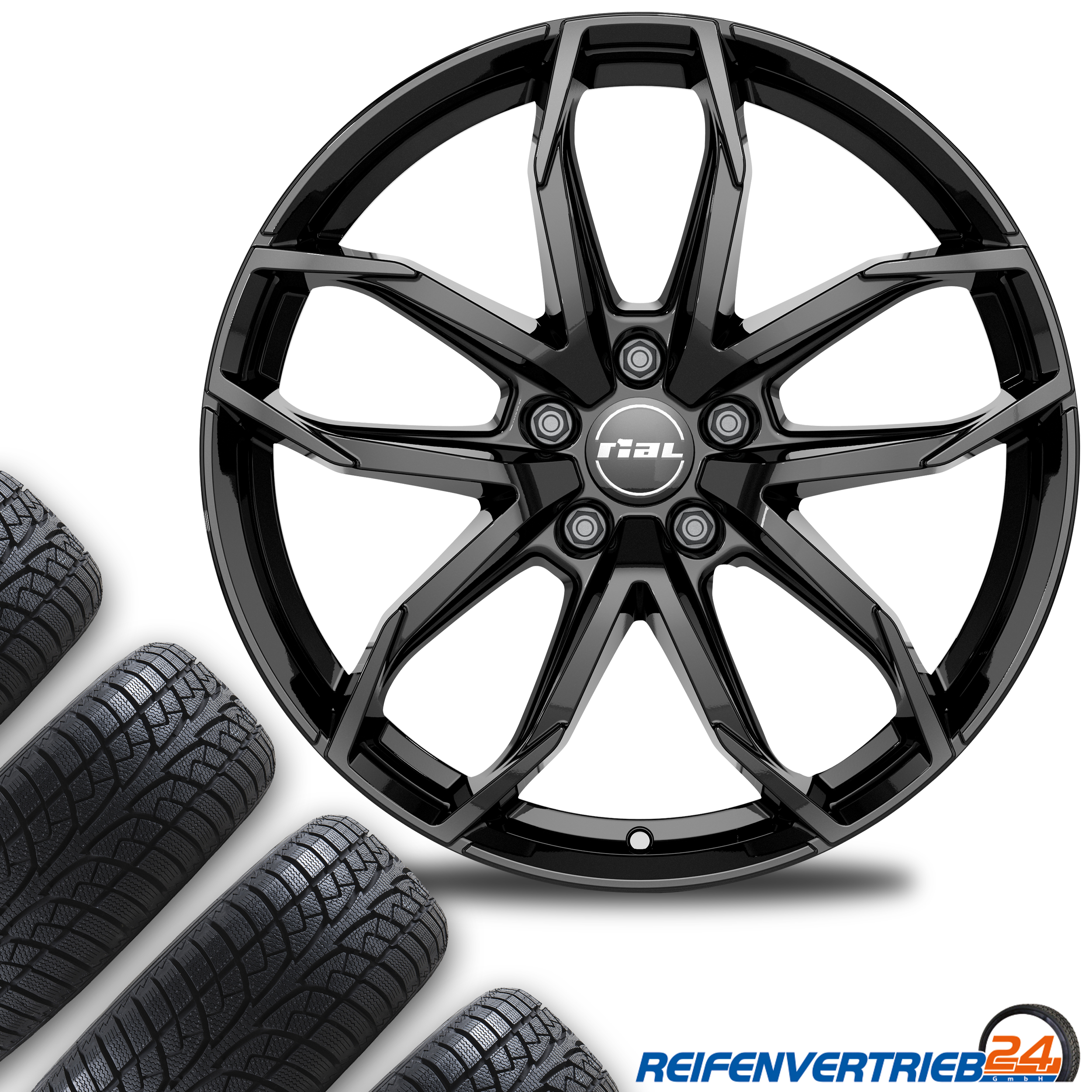 Rial Lucca 8,0x18 5x108 ET 45 & Pirelli Powergy Winter 235/50 R18 101V