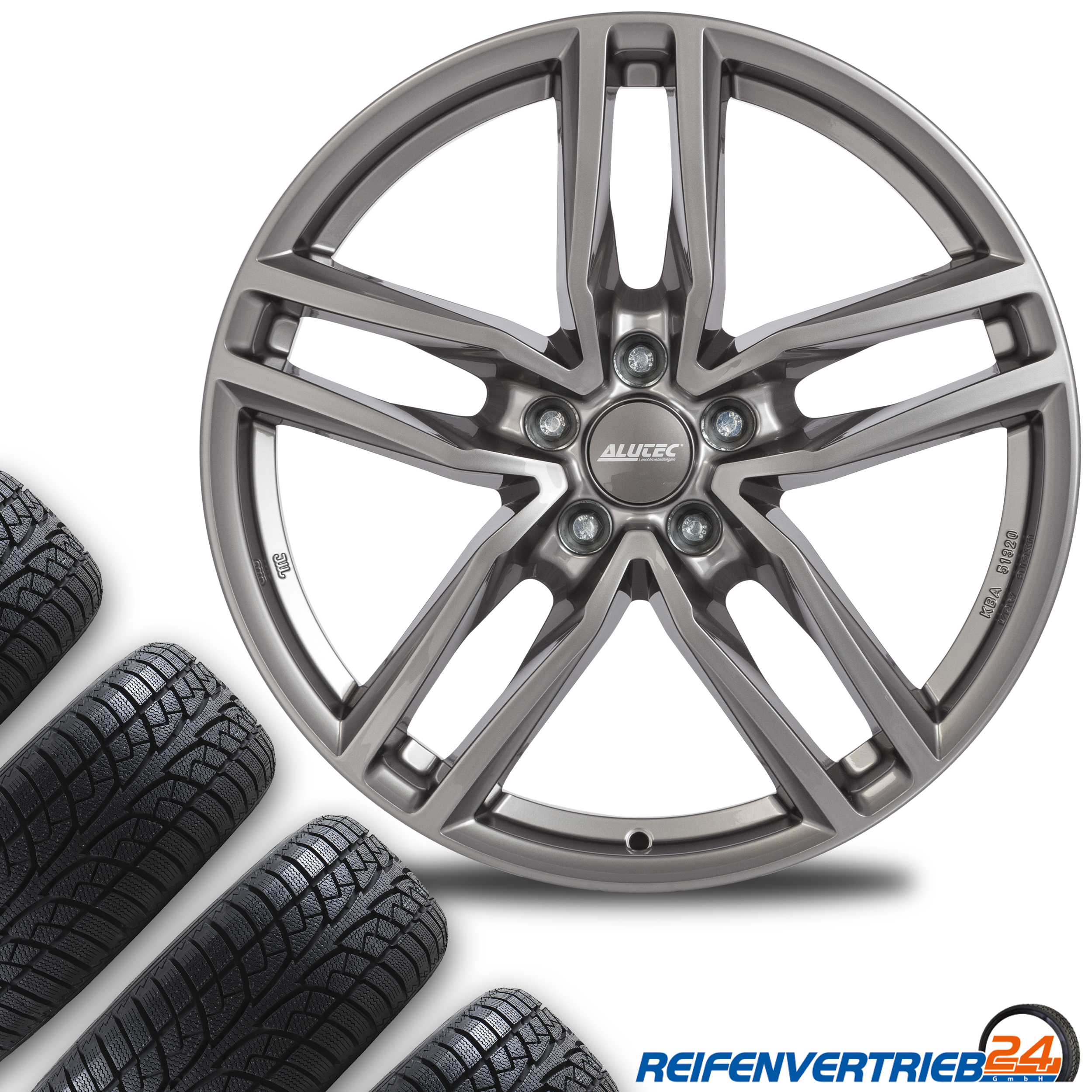 Alutec Ikenu 6,5x16 5x112 ET 41 & Goodyear Vector 4Seasons G3 205/55 R16 91V