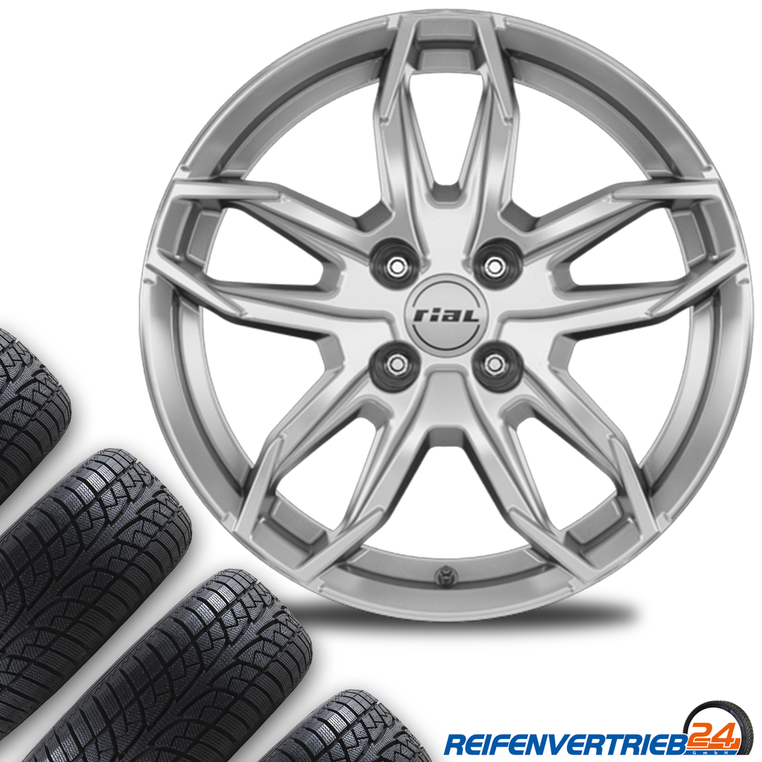 Rial Lucca 6,5x17 4x100 ET 45 & Dunlop SP Winter Sport 4D 205/45 R17 88V