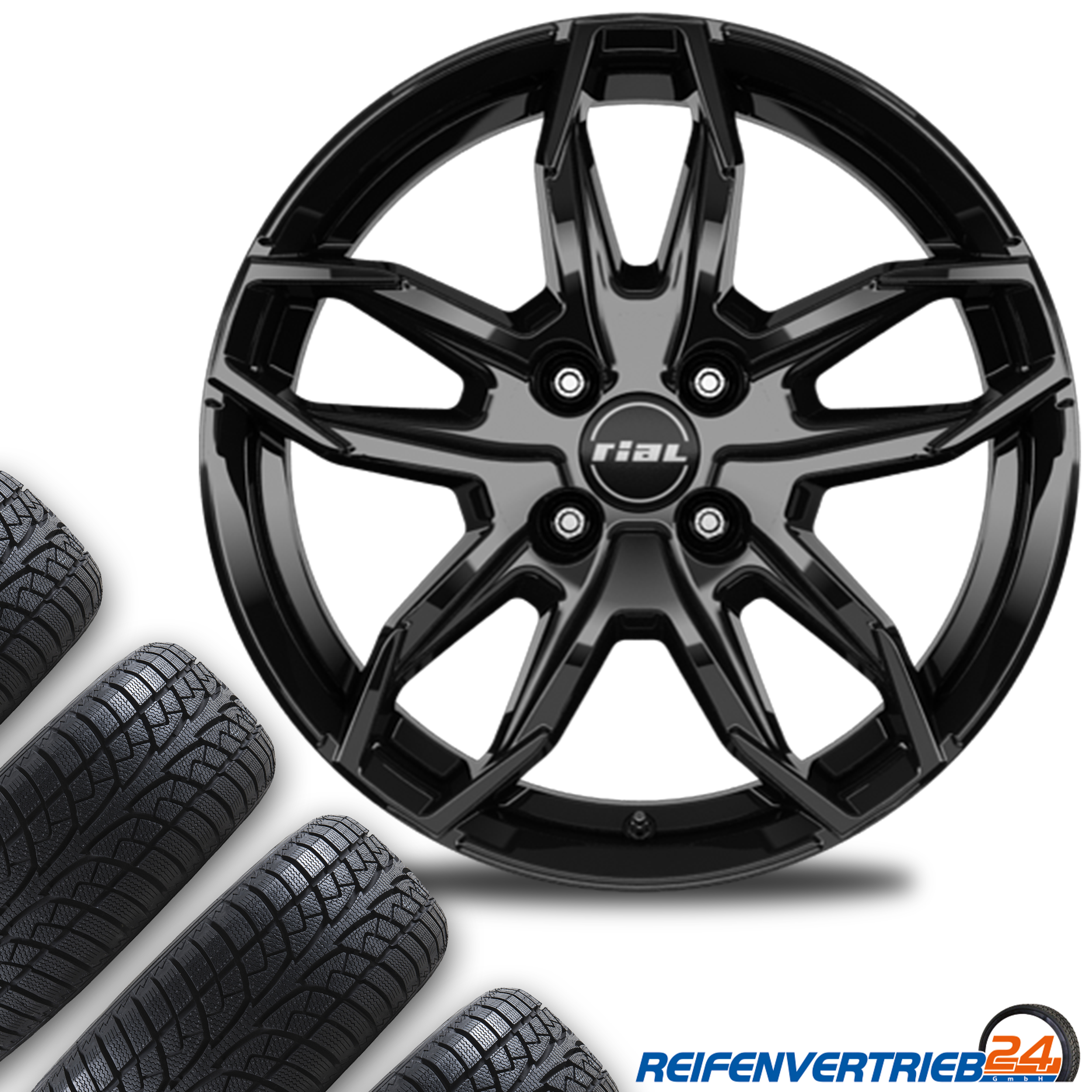 Rial Lucca 6,5x17 4x100 ET 45 & Pirelli Cinturato All Season SF3 205/45 R17 88W