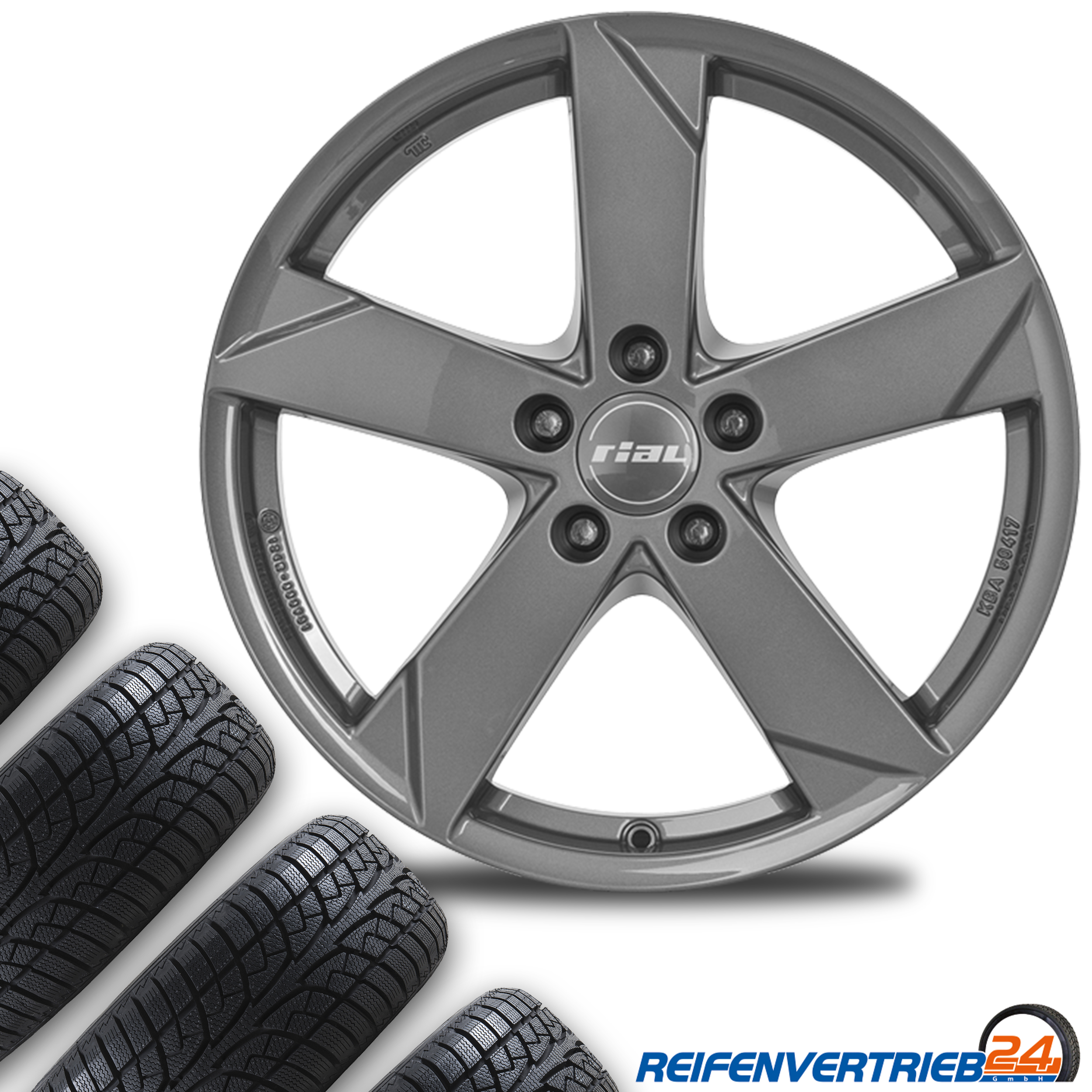 Rial Kodiak 7,0x17 5x108 ET 40,5 & Nexen WinGuard Sport 2 215/50 R17 95V