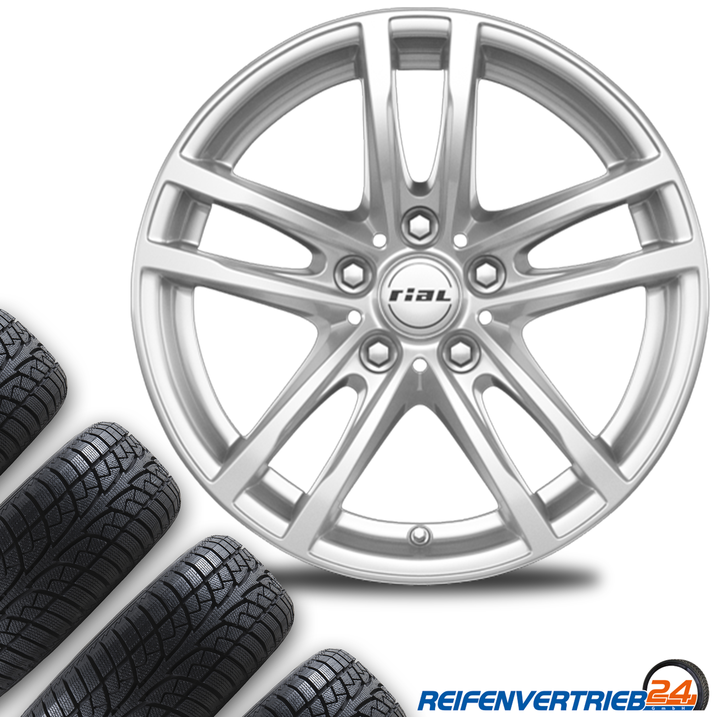 Rial X10 7,5x17 5x112 ET 30 & Bridgestone Turanza All Season 6 DriveGuard 225/50 R17 98V
