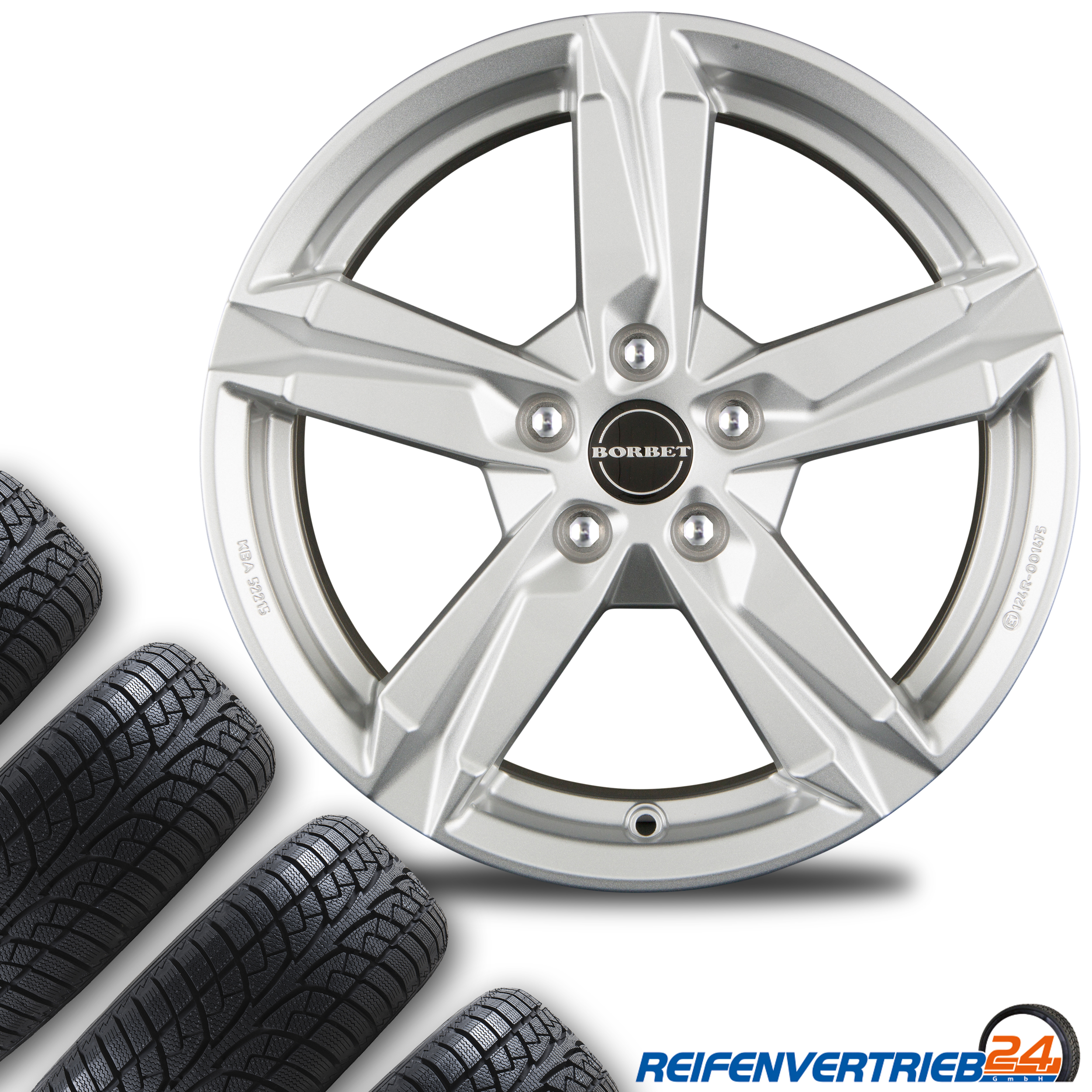 Borbet T10 6,5x16 5x112 ET 42 & Uniroyal WinterExpert 205/55 R16 91H