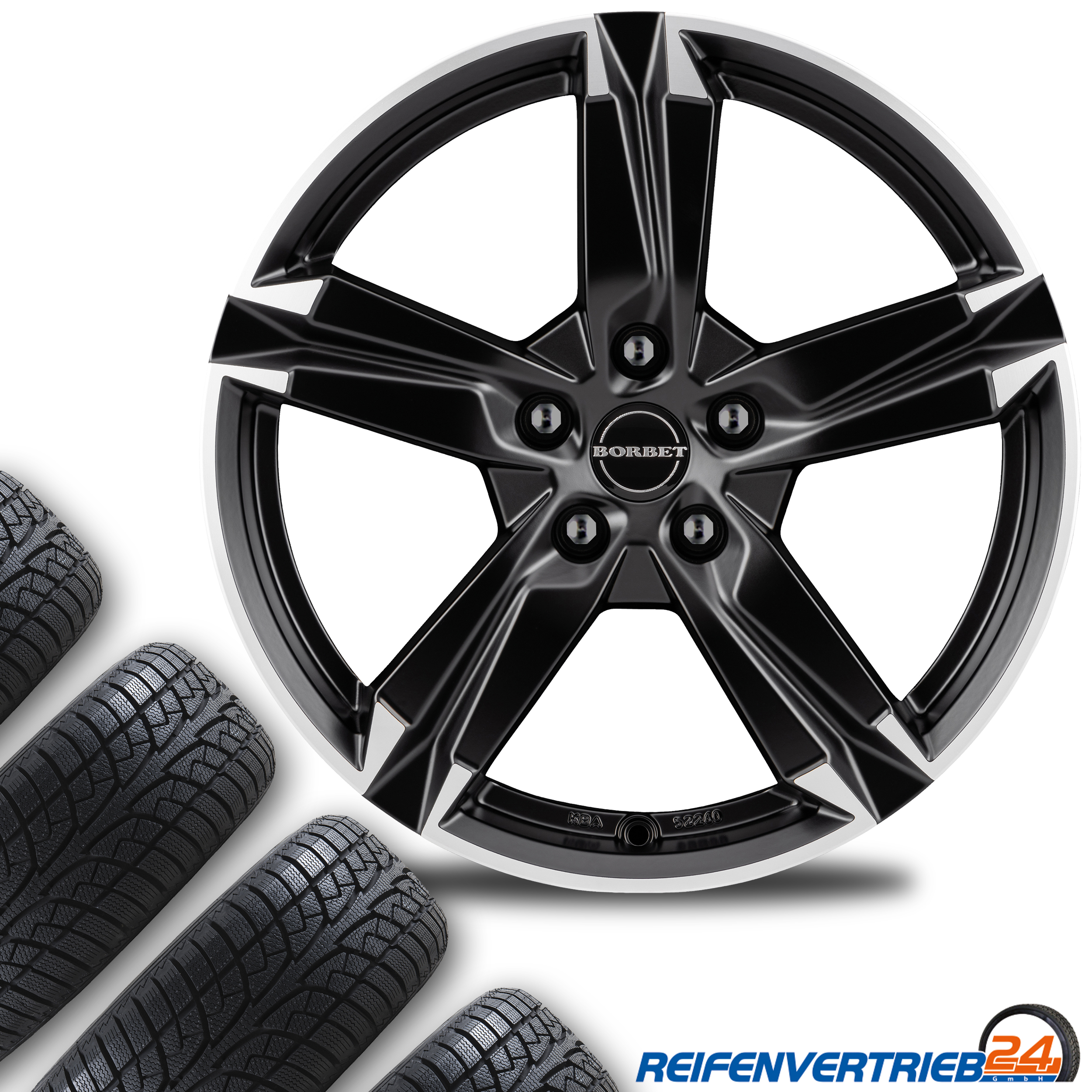Borbet T10 6,5x16 5x112 ET 46 & Fulda EcoControl HP 2 205/55 R16 94V