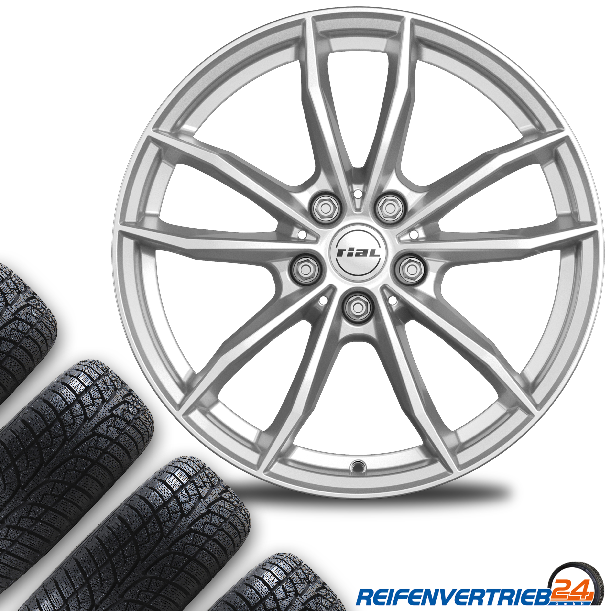 Rial X12 7,0x17 5x112 ET 45 & Goodride  205/50 R17 93V