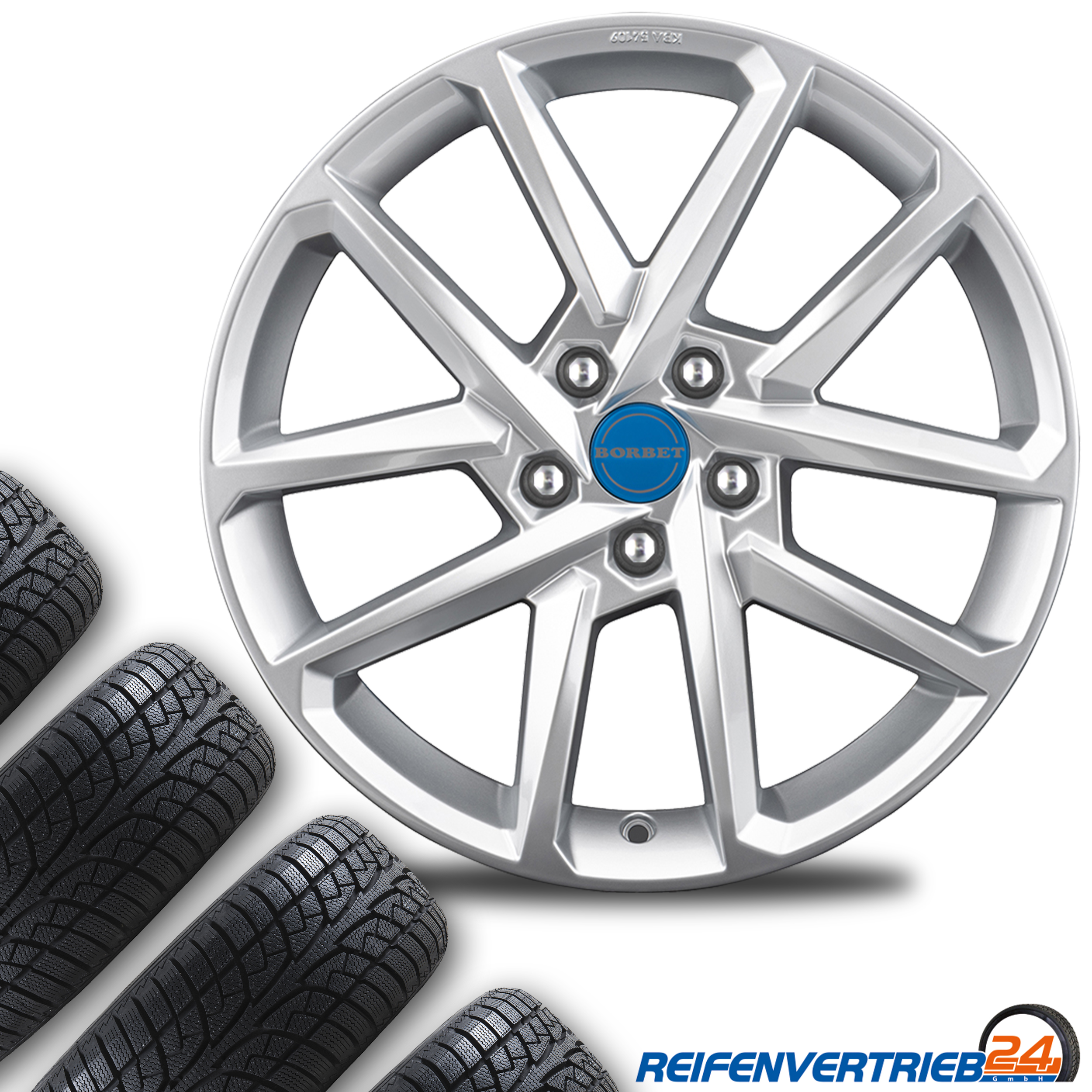Borbet N 8,0x18 5x112 ET 50 & Nexen N'Blue 4Season 225/40 R18 92V