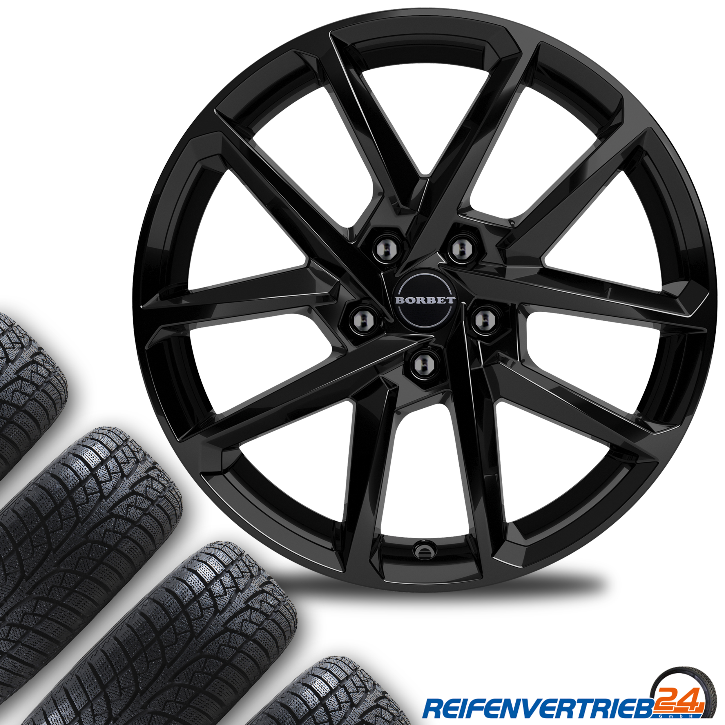 Borbet N 8,0x19 5x112 ET 39 & Nexen  235/55 R19 105W