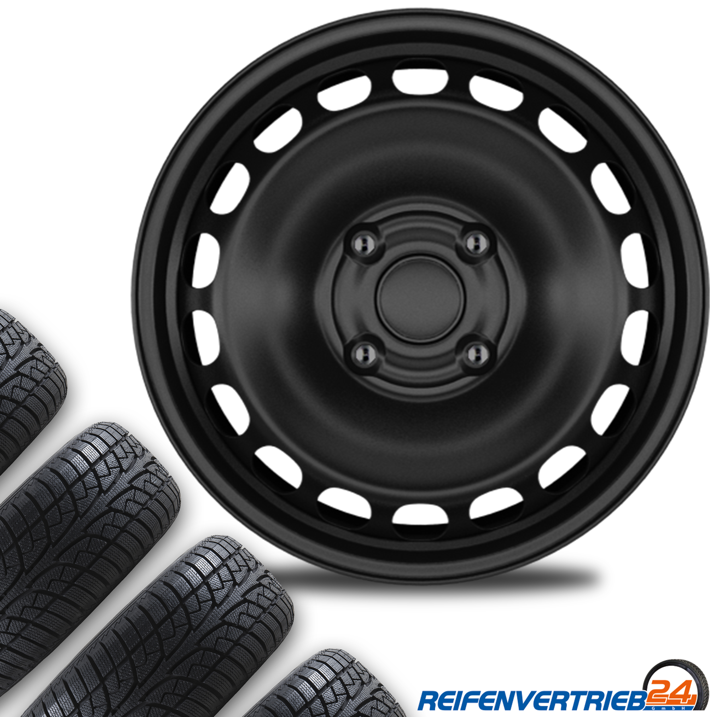 Stahlfelge 6,0x15 4x100 ET 31 & Firestone MultiSeason 2 185/65 R15 92H